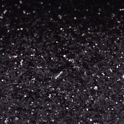 Черный Ткань из искусственной кожи с пайетками, для аксессуаров для одежды, чёрные, 135x30x0.08 см