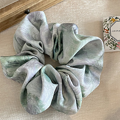 Светло-зеленый Эластичные аксессуары для волос из ткани чернильного цвета, для девочек или женщин, резинка для волос / резинки для волос, светло-зеленый, 160 мм
