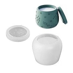 Белый Бутылки diy силиконовые подсвечники формы, формы для литья смолы, для уф-смолы, пищевой, белые, 70x85 мм