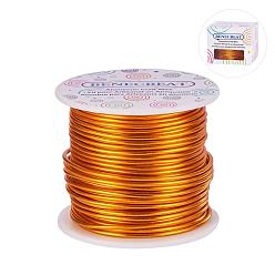 Goldenrod Round Aluminum Wire, Goldenrod, 17 Gauge, 1.2mm, about 380.57 Feet(116m)/roll