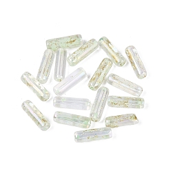 Бледно-Зеленый Прозрачные стеклянные бусины Пикассо, бледно-зеленый, 13x4 мм, отверстие : 0.9~1 мм, Около 1125 шт / фунт