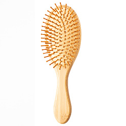 Great circle Natural Bamboo Hairbrush with Air Cushion for Smooth Styling and Massage