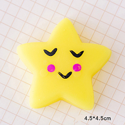 Star TPR Stress Toy, Funny Fidget Sensory Toy, for Stress Anxiety Relief, Star Pattern, 45x45mm