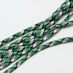 Морско-зеленый 7 внутренние сердечники веревки из полиэстера и спандекса, для изготовления веревочных браслетов, цвета морской волны, 4 мм, около 109.36 ярдов (100 м) / пачка, 420~500 г / пачка