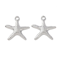 Платина Сплавочные подвески тибетского стиля, без кадмия и без свинца, морская звезда / морские звезды, платина, 19.5x19x2 мм, отверстие : 2 мм.