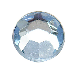 Светлый Стально-синий Шить на горный хрусталь, многожильных ссылки, акриловые горный хрусталь, с настройками латуни, аксессуары для одежды, светло-стальной синий, 5x5x4 мм, отверстие : 1~1.5 мм