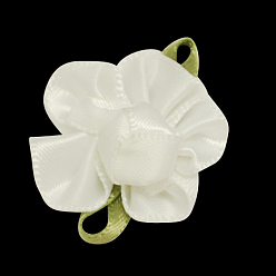 White Handmade Woven Costume Accessories, Flower, White, 20x26x12mm