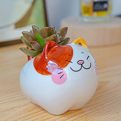 style three Simple Nordic cartoon animal succulent flowerpot ceramic flowerpot specially designed for potted plant combinations