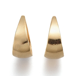Золотой 304 из нержавеющей стали оснастки на поруки, золотые, 6.5x5x1~3 мм, внутренний диаметр: 5.5x4 мм