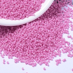 (DB1371) Dyed Opaque Carnation Pink MIYUKI Delica Beads, Cylinder, Japanese Seed Beads, 11/0, (DB1371) Dyed Opaque Carnation Pink, 1.3x1.6mm, Hole: 0.8mm, about 2000pcs/bottle, 10g/bottle