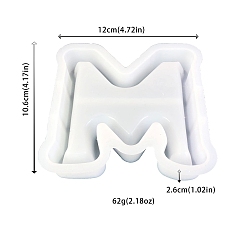 Letter M Лоток для хранения силиконовых форм своими руками, формы для литья смолы, для уф-смолы, изготовление изделий из эпоксидной смолы, Буква М, 106x120x26 мм