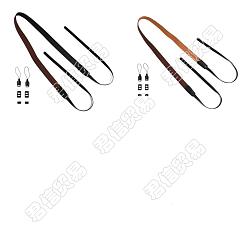 (52) Непрозрачная лаванда 2шт 2 цветной ремешок для камеры из ткани и полиэстера, с быстроразъемными пряжками, разноцветные, 1511x21x4.5 мм, 1 шт / цвет