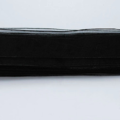 Black Organza Ribbon, Black, 1-5/8 inch(41mm), about 100yards/bundle
