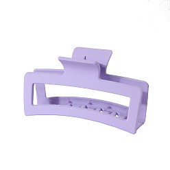 13cm rectangular - purple Geometric Hair Clips Set for Thick Hair - Large 13cm Claw, Shark and Plate Clips in Minimalist Design