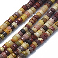 Mookaite Natural Mookaite Beads Strands, Flat Round/Disc, 3.8~4.2x2~4.5mm, Hole: 0.8~1mm, about 152~180pcs/strand, 15.1~15.5 inch(38.5~39.5cm)