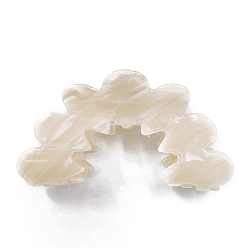 Beige Hollow Wave Acrylic Large Claw Hair Clips, for Girls Women Thick Hair, Beige, 83x42x39.5mm