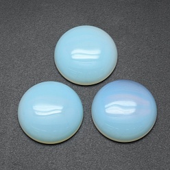 Opalite Opalite Cabochons, Flat Round, 24.5~25x4~7mm