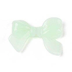 Нектар Акриловый шарик, имитация желе, бантом, нектар, 23.7x32.7x7.3 мм, отверстие : 3.8 мм, Около 240 шт / 500 г