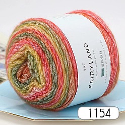 Sandy Brown Wool Chenille Yarn, Velvet Cotton Hand Knitting Threads, for Baby Sweater Scarf Fabric Needlework Craft, Sandy Brown, 2mm