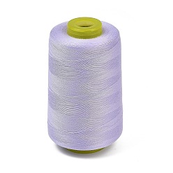 Lilac Polyester Machine Embroidery Threads, Sewing Thread, Lilac, 0.3mm, about 5000yards/roll