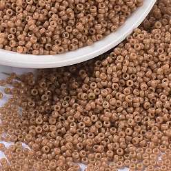 (RR4457) Дуракоат Окрашенный Непрозрачный Кедр Миюки круглые бусины рокайль, японский бисер, 11/0, (rr 4457) крашеный дюракоут непрозрачный кедр, 11/0, 2x1.3 мм, отверстие : 0.8 мм, Около 1111 шт / 10 г