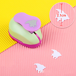 Fish Plastic Paper Craft Hole Punches, Paper Puncher for DIY Paper Cutter Crafts & Scrapbooking, Random Color, Fish Pattern, 70x40x60mm