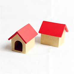 Cornsilk Miniature Doghouse Display Decorations, for Dollhouse Decor, Cornsilk, 45x35mm