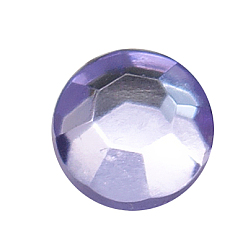 Средний Фиолетовый Шить на горный хрусталь, многожильных ссылки, акриловые горный хрусталь, с настройками латуни, аксессуары для одежды, средне фиолетовый, 5x5x4 мм, отверстие : 1~1.5 мм
