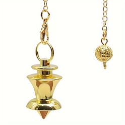 Золотой Маятники для биолокации из сплава, конус, золотые, 180 мм