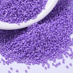 (DB1379) Окрашенный Непрозрачный Красно-фиолетовый Бусины miyuki delica, цилиндр, японский бисер, 11/0, (db 1379) окрашенный непрозрачный красный фиолетовый, 1.3x1.6 мм, отверстие : 0.8 мм, Около 2000 шт / 10 г