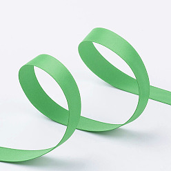 Medium Sea Green Double Face Matte Satin Ribbon, Polyester Satin Ribbon, Medium Sea Green, (5/8 inch)16mm, 100yards/roll(91.44m/roll)