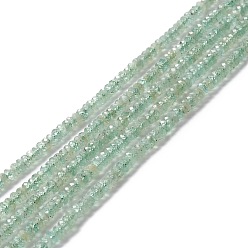 Cyanite Brins de perles de kyanite verte naturelle de grade aa, facette, plat rond, 4mm, Trou: 0.6mm, Environ 171 pcs/chapelet, 15.16 pouce (38.5 cm)