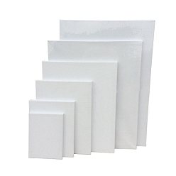 Blanc Fumé Panneaux de toile de peinture en bois, planches à dessin vierges, pour peinture à l'huile et acrylique, carrée, fumée blanche, 70x70x1.6 cm