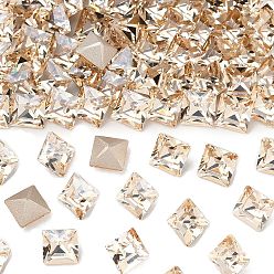 00030 235 Honey Фантазийные кристаллы preciosa® maxima, чешский хрусталь, 435 23 615 квадратный, срыв твердой мозговой оболочки, 00030 235 мед, 6x6 мм