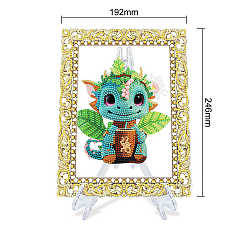 Dragon DIY Acrylic Picture Frame Diamond Painting Kits, Dragon, 246x192mm