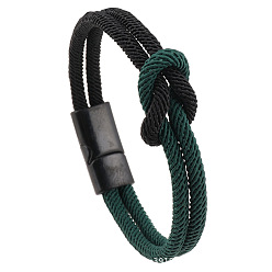 Olive green Красочный плетеный браслет ручной работы для пар и детей - веревка для фестиваля лодок-драконов своими руками