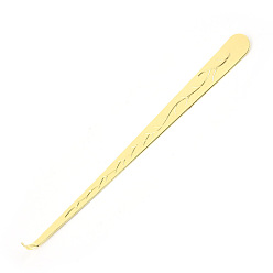 Golden Stainless Steel Candle Wick Dipper, Candle Hook Put Out Candle Tool Accessories, Golden, 20x1.8cm