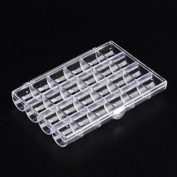 Clear Plastic Bead Storage Containers, Clear, 18x12.2x2.5cm