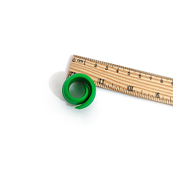 Vert Huggers de bobine de fil de silicone, économiseurs de canette, pour les outils de couture, verte, 25mm, diamètre intérieur: 20 mm, 10 pièces / kit