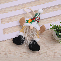 Gnome Рождественские украшения из тканевых подвесок, для подвесного украшения елки, гном, 165x92 мм