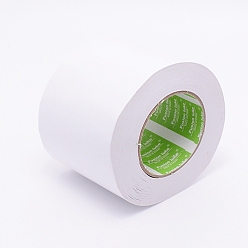 White Double Sided Adhesive Paper, For Packing Paper Craft Handmade Card Photo Albums, Column, White, 10cm, about 50m/roll