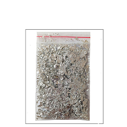 Серебро Фольга, для поделок из смолы, ногтей, Картина, аксессуары для украшения позолотой, серебряные, Сумка: 100x50 мм