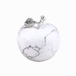 White pine 25mm Gift Christmas gift semi-precious stone powder crystal carving piece car handicraft handle piece jade ornament