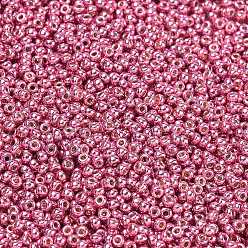 (RR4210) Duracoat Galvanized Hot Pink Миюки круглые бусины рокайль, японский бисер, 11/0, (rr4210) Duracoat оцинкованный ярко-розовый, 11/0, 2x1.3 мм, отверстие : 0.8 мм, Около 50000 шт / фунт