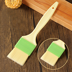 Лайм Экологически чистые масляные щетки из пластикового волокна, инструмент для выпечки, желто-зеленые, 220x50x7 мм