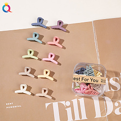 Boxed Small Claw Clip - Cross Korean Style Stylish Hair Clips Set for Women - Boxed Mini Claw, Side and Bangs Hairpins