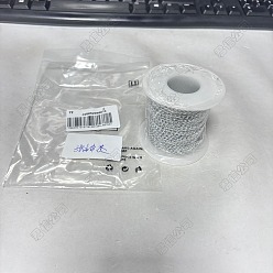 Платина 10m алюминиевые цепи для бордюров, несварные, с катушкой, платина, 5x3.5x1 мм