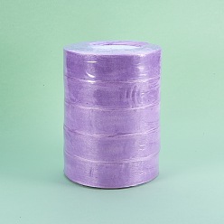 Средняя Орхидея Лентой из органзы, средне орхидеи, 1 дюйм (25~26 мм), Около 50 ярдов / рулон, 5 рулоны / группа