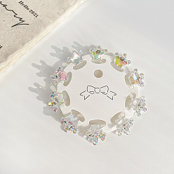 Crown Мини-пластиковые заколки для волос с когтями, аксессуары для волос для девочек, корона, 12 мм, 10 шт / комплект