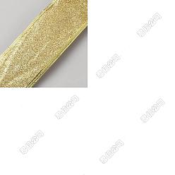 Светло-хаки 20ярдов полиэфирных лент, с блеском порошок, для подарочной упаковки, светлый хаки, 2 дюйм (50 мм)